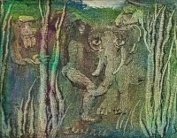 Tassaduq Sohail, 8 x 10 Inch, Oil on Board, Figurative Painting, AC-TS-036